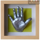3D odlitek ručičky - stříbrná - Zuzanka 2,5 roku