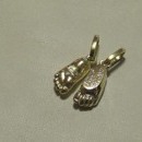 Osobní šperk z 3D odlitku ručičky - zlato