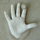 3D odlitek ručičky s ulitou