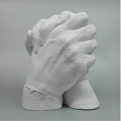 3D odlitek rukou - Semknuté ruce