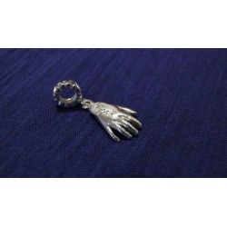 Stříbrný osobní šperk z 3D odlitku ručičky na Pandora náramek